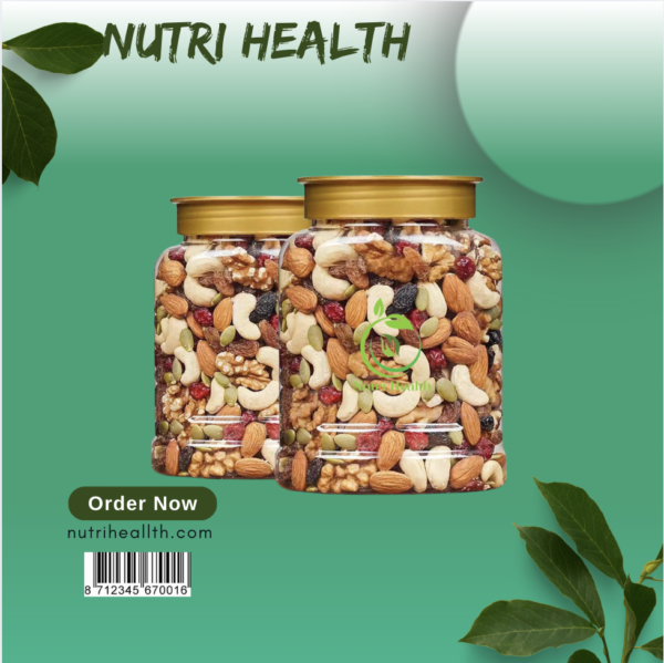 500g Ngũ cốc Granola siêu hạt, siêu macca không yến mạch Nutri Health