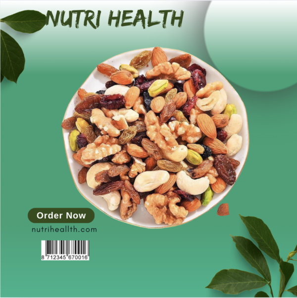 500g Ngũ cốc Granola siêu hạt, siêu macca không yến mạch Nutri Health